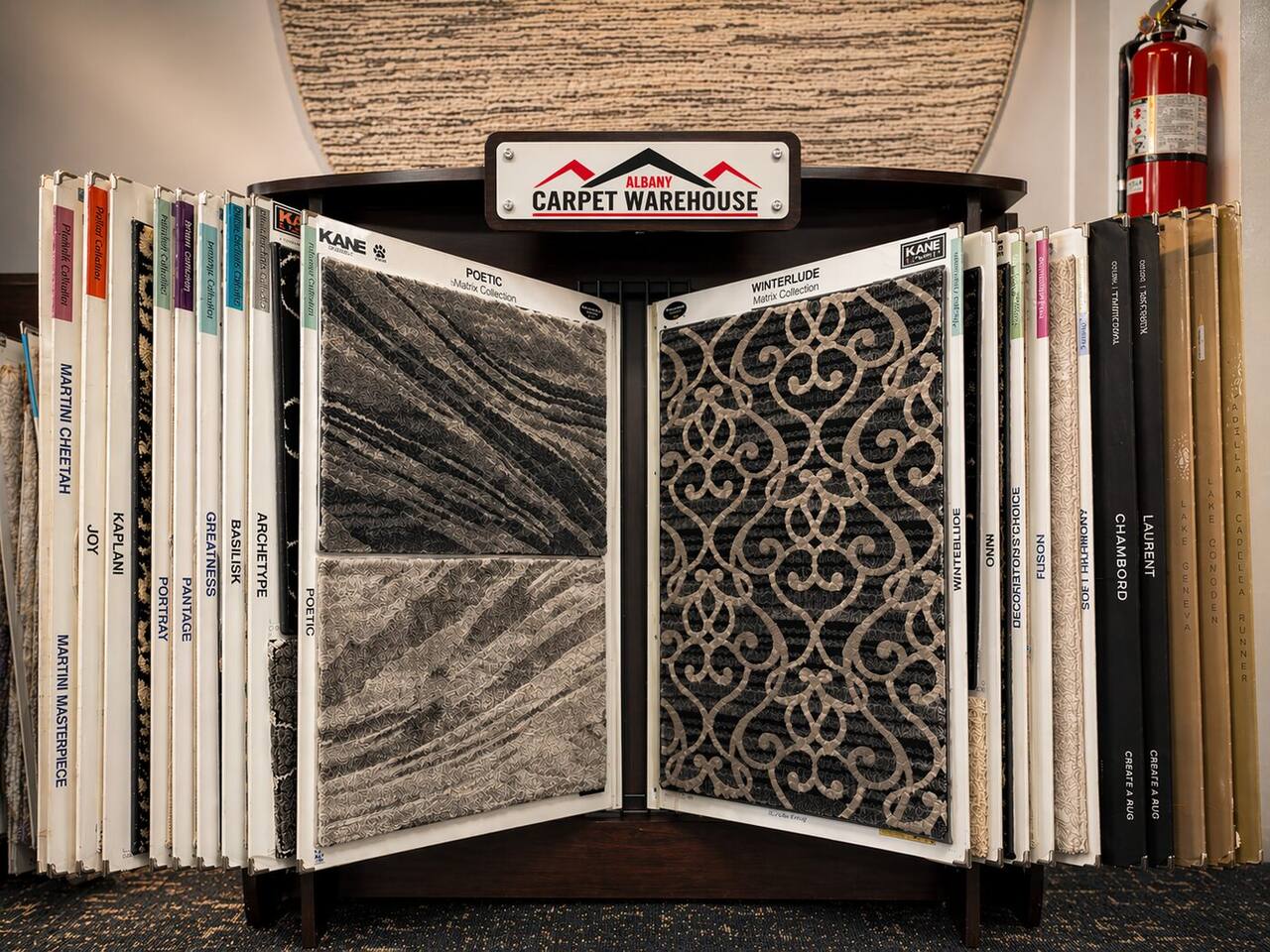 Patterned carpet texture