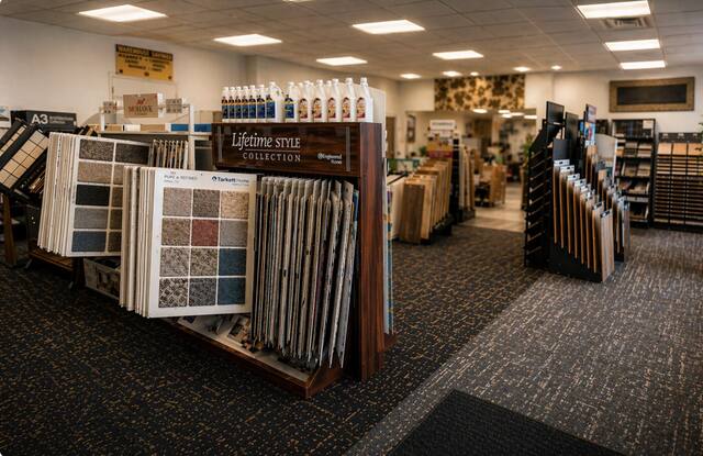 Albany Carpet Warehouse showroom interior