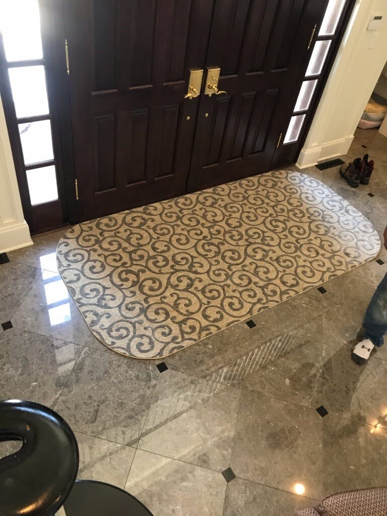 Various custom rug and runner binding options